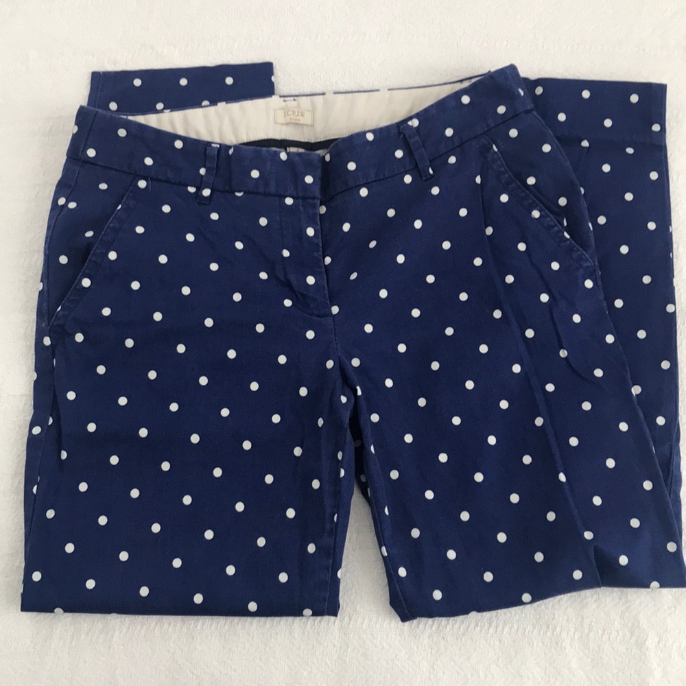 J. Crew Polka Dot Capri Pants